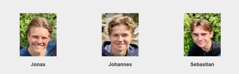 Jonas, Johannes og Sebastian – Hverdagshjelpen Nøtterøy