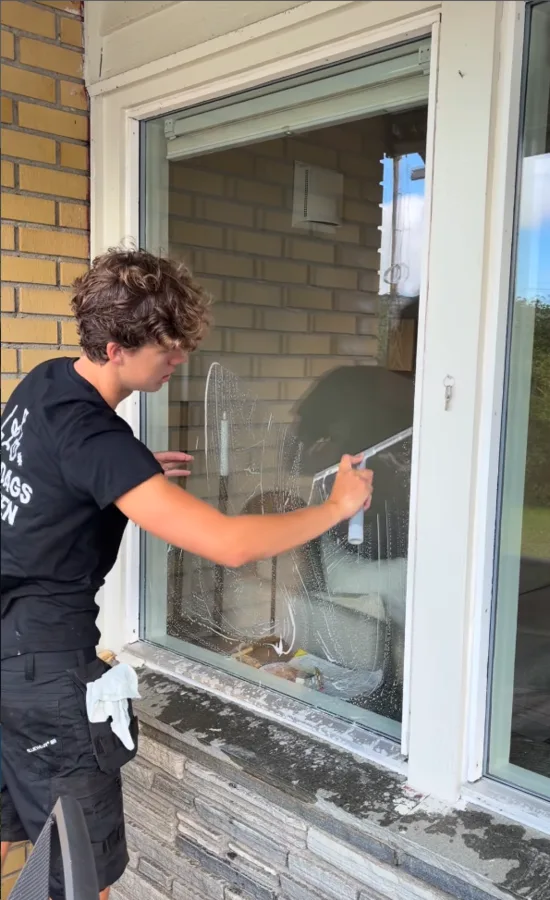 Vindusvask på bolig